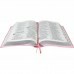 Bíblia Sagrada | Almeida RA | Letra Gigante | Rosa e Prata