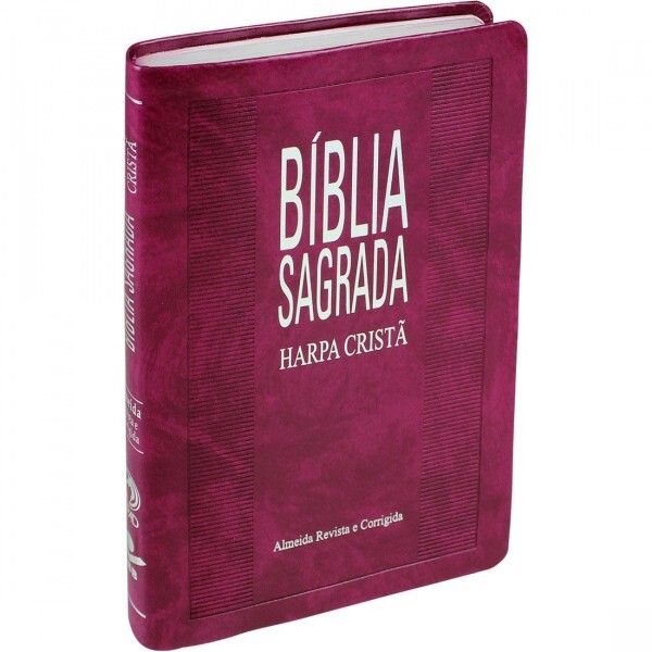 Bíblia Sagrada | RC | Harpa Cristã | Letra Normal | Capa Sintética | Púrpura Nobre | Slim