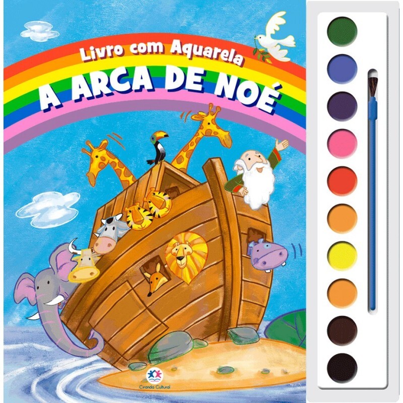 A arca de Noé | Livro com aquarela